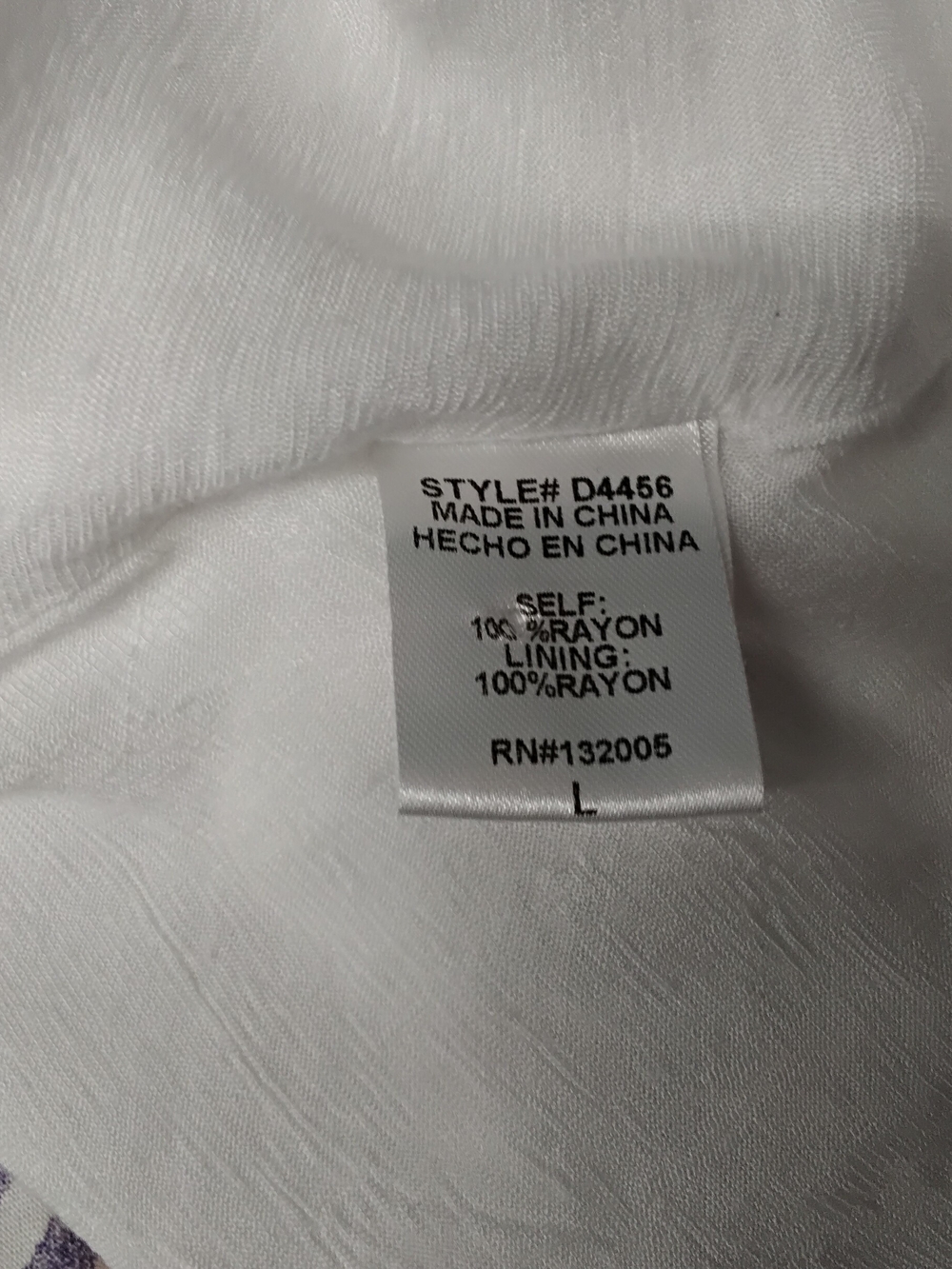 3988 Size Large entro Pink Lavender Plaid Tunic Shirt - Picture 7 of 7